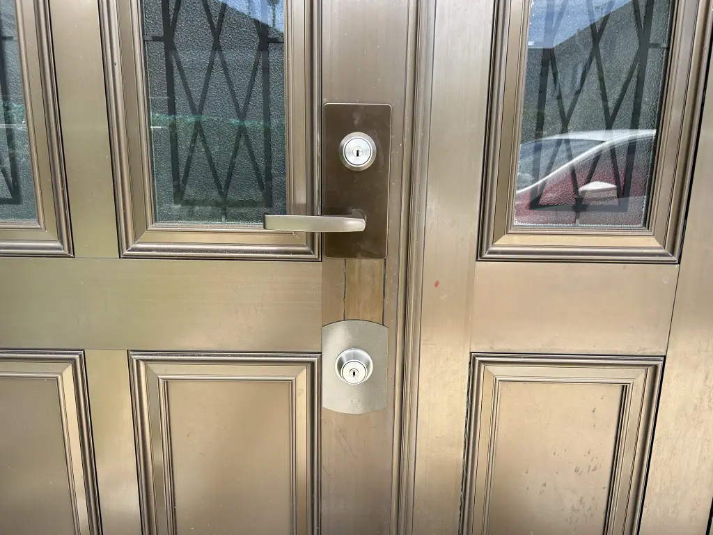 玄関ディンプルキー交換