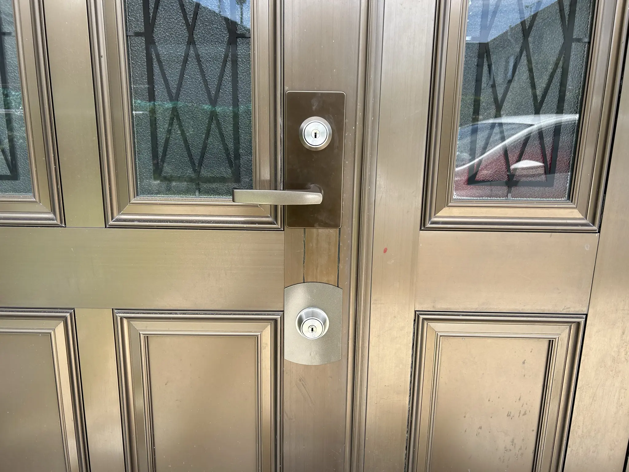 玄関ディンプルキー交換