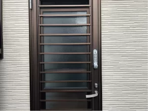 雲仙市勝手口鍵の交換