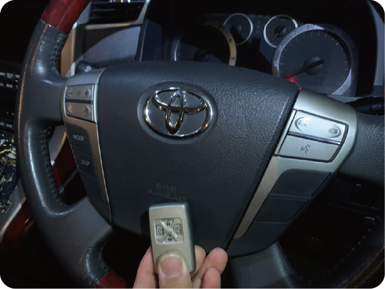 作業後：作成した合鍵